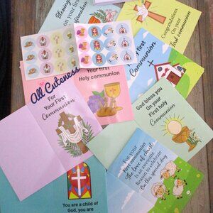 (NWOT) 24 First Communion Cards